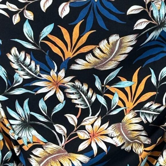 Nip Tuck Rhonda One-Shoulder Tropical Leaf Swimsuit NWT Size 4 - Picture 6 of 13